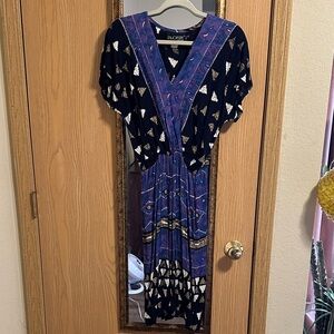 Black and Purple Women's Dress
